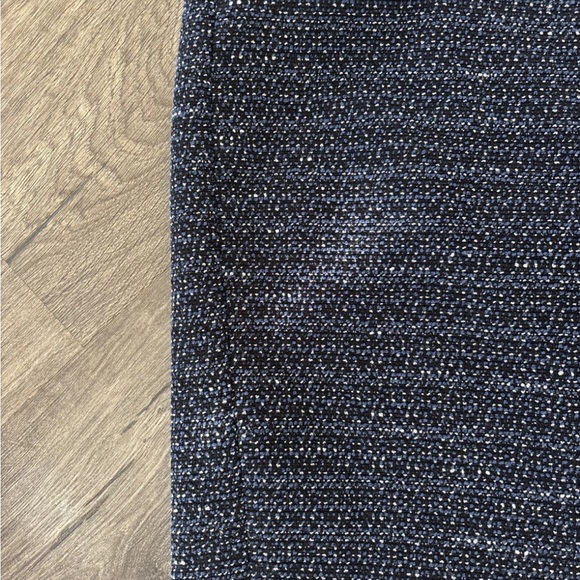 Calvin Klein Tweed Women 2- Piece Skirt Suit Set Size 14 Navy - Picture 6 of 11